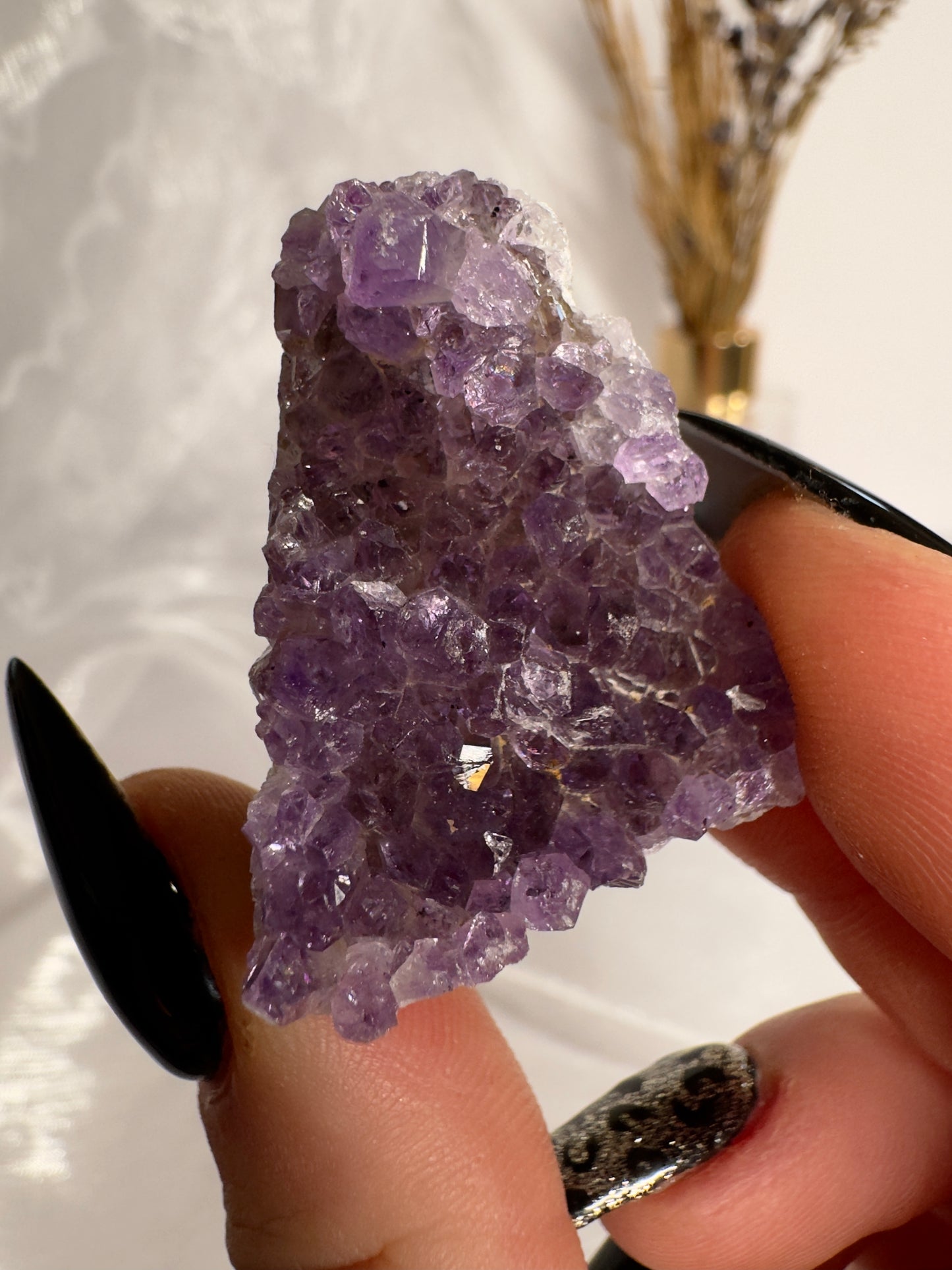 Sparkly Amethyst cut bases