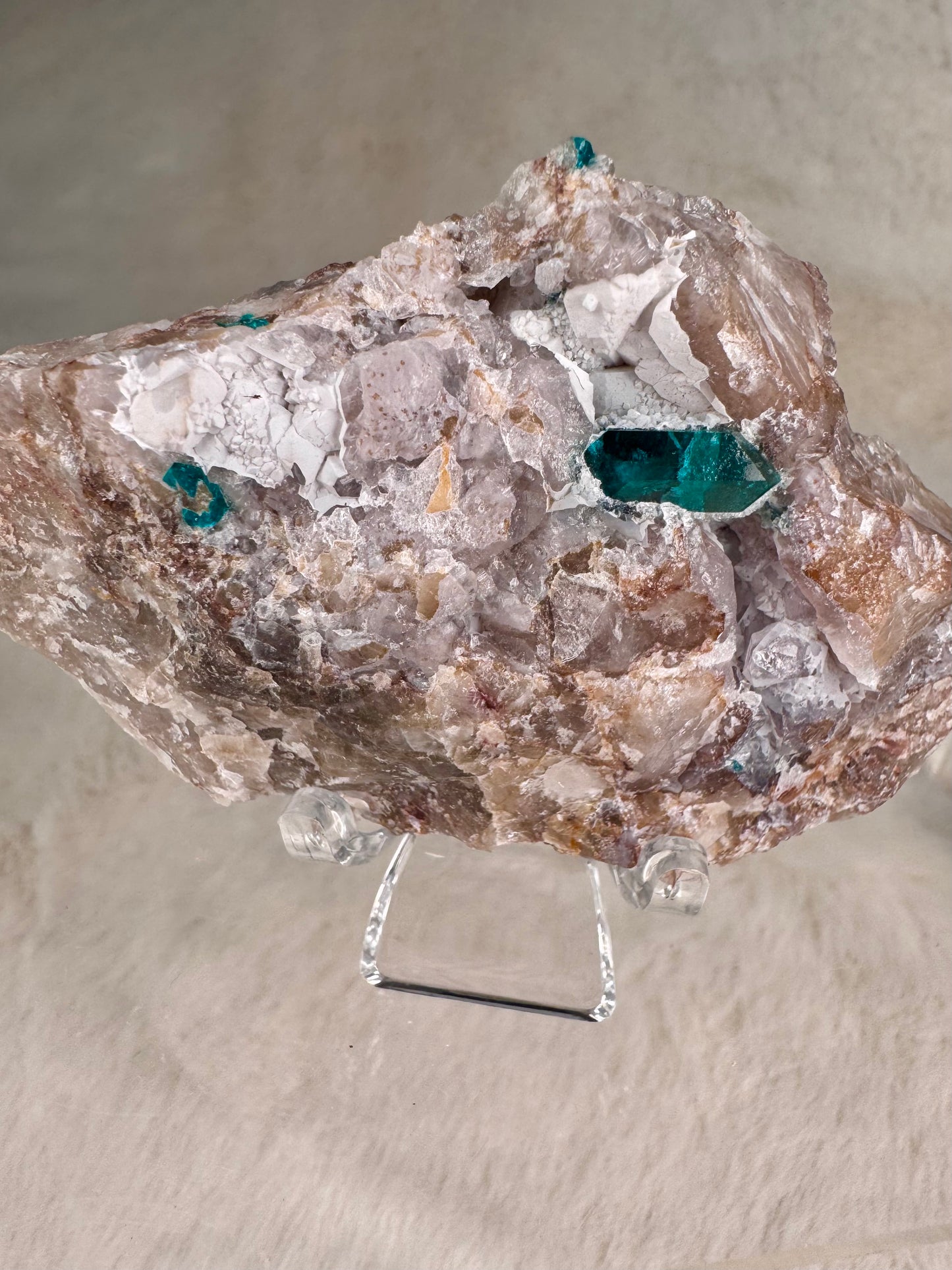 Dioptase from Kaokoveld (or Koakoland), Namibia