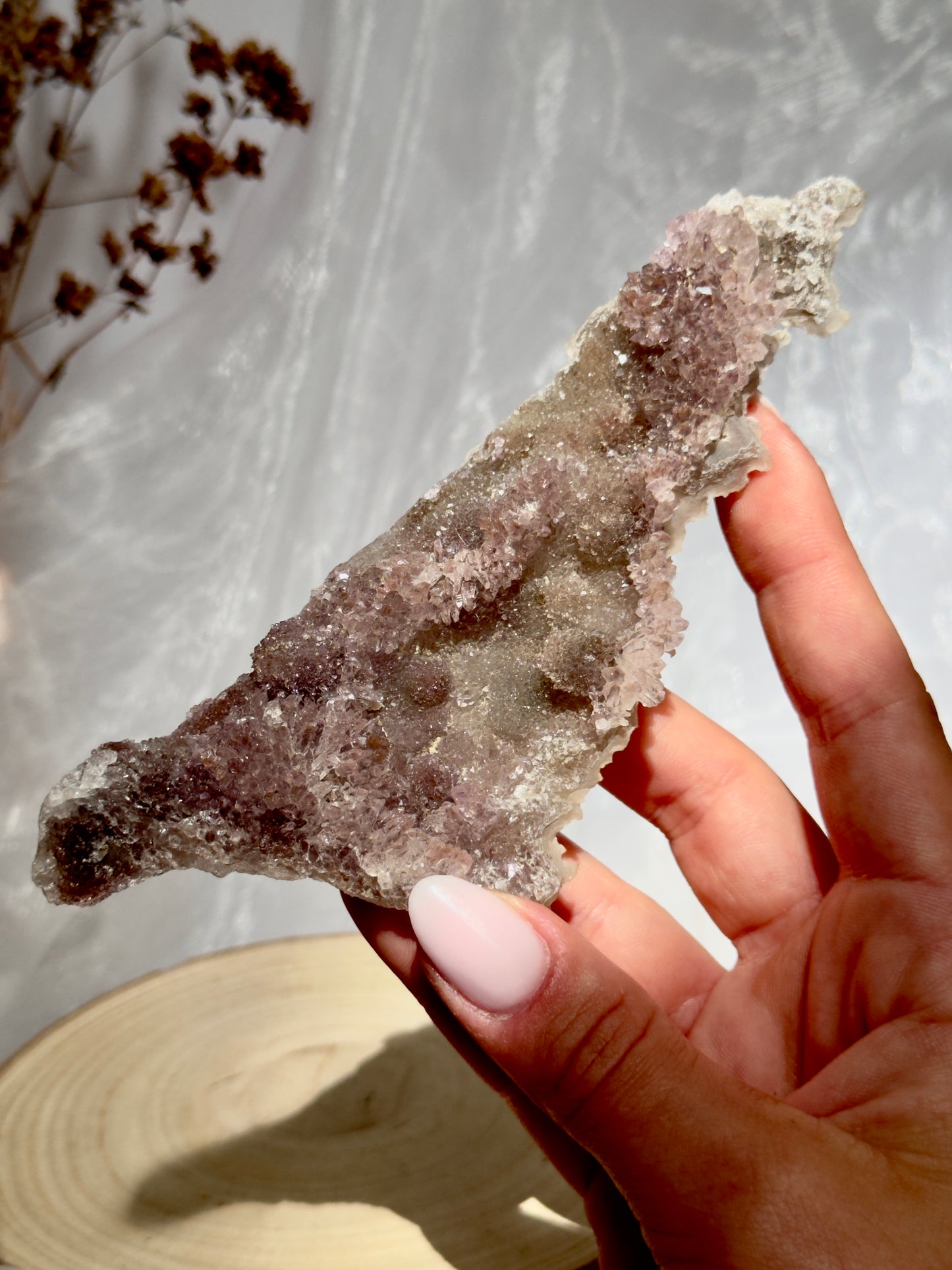 Flower Amethyst / Zeolite slabs from Brazil