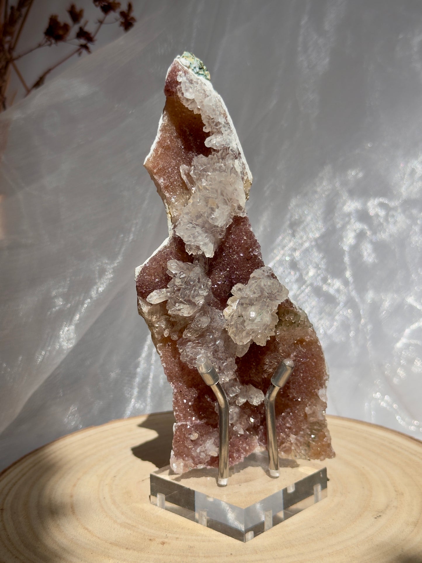 Flower Amethyst / Zeolite slabs from Brazil