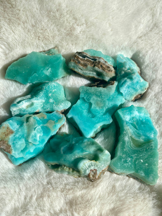 Blue Aragonite Specimens (Medium size)