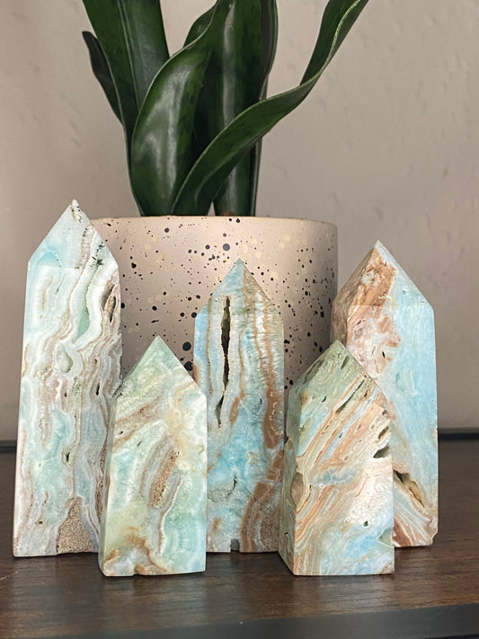 Druzy Hemimorphite Towers