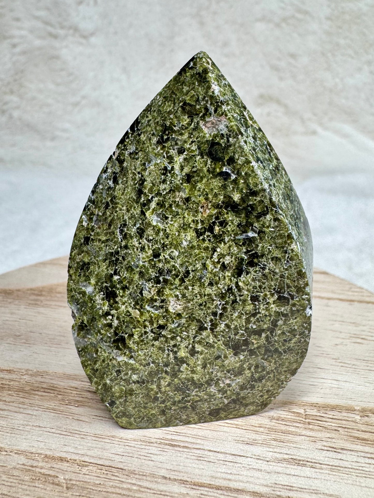 Epidote Flame from Peru